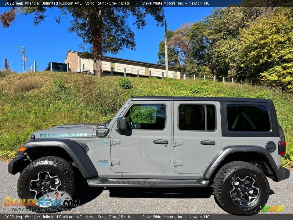 Sting-Gray 2022 Jeep Wrangler Unlimited Rubicon 4XE Hybrid Photo #1