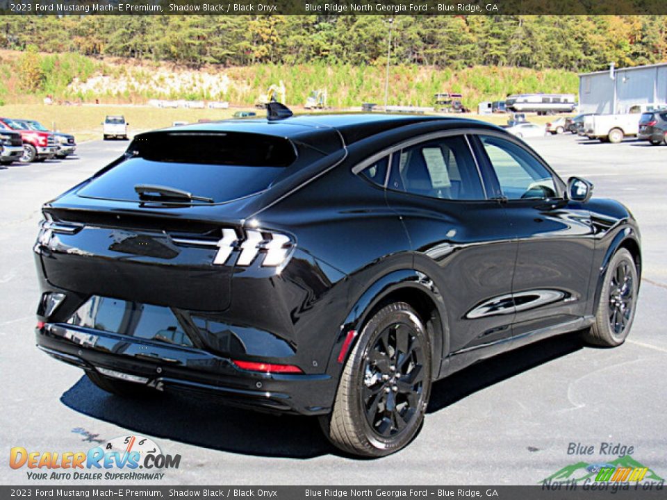 Shadow Black 2023 Ford Mustang Mach-E Premium Photo #5