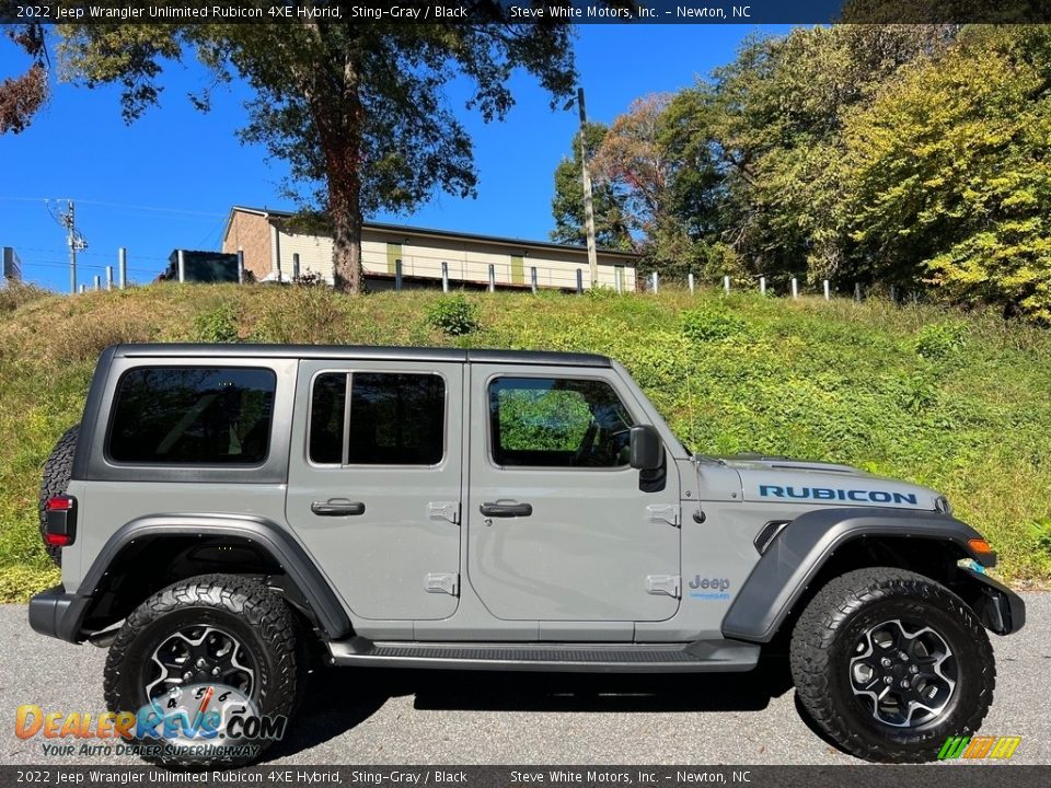 Sting-Gray 2022 Jeep Wrangler Unlimited Rubicon 4XE Hybrid Photo #6