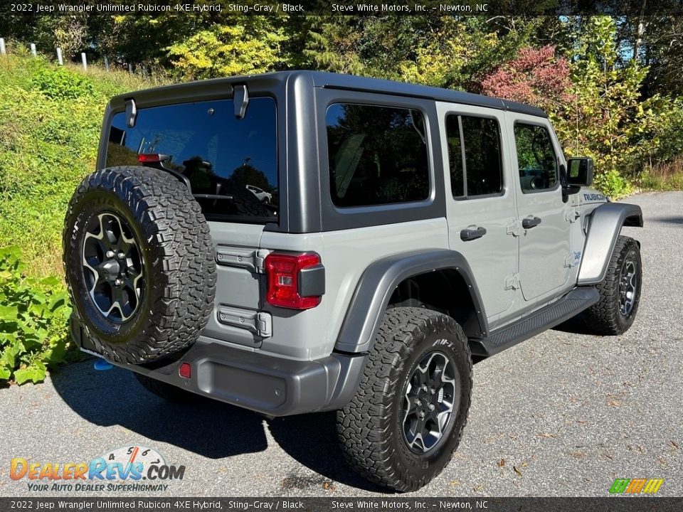 Sting-Gray 2022 Jeep Wrangler Unlimited Rubicon 4XE Hybrid Photo #7