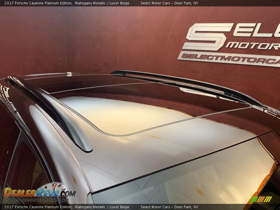 2017 Porsche Cayenne Platinum Edition Mahogany Metallic / Luxor Beige Photo #8