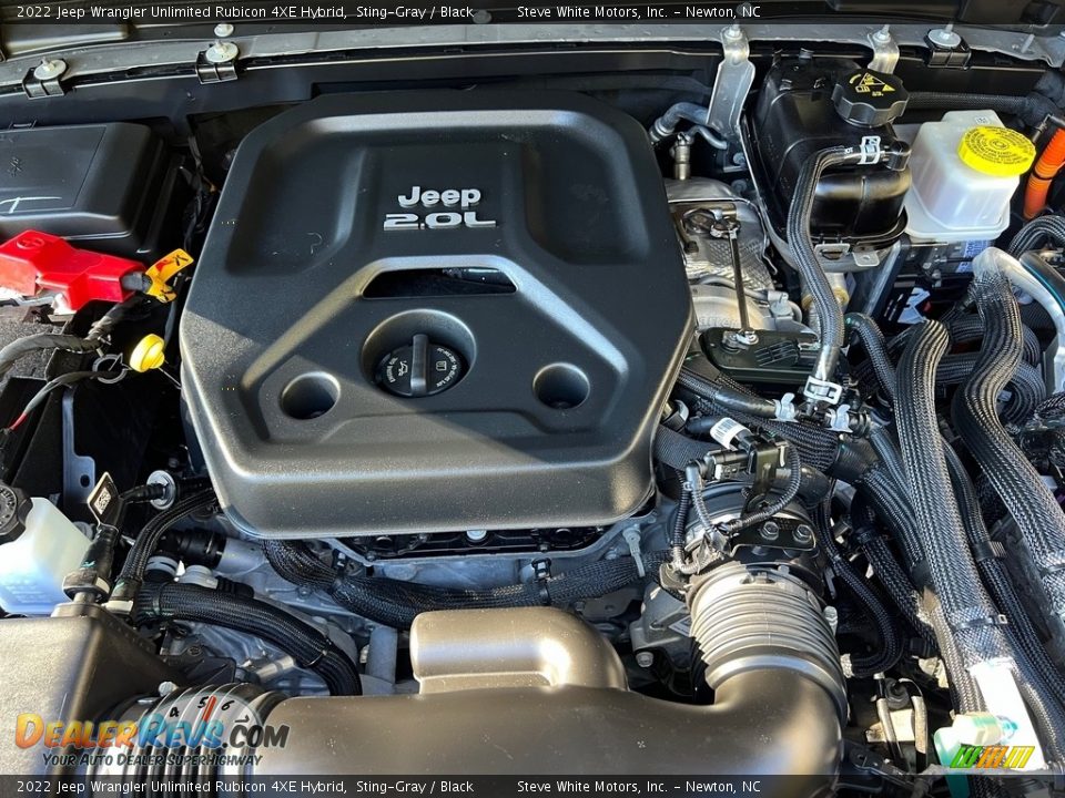 2022 Jeep Wrangler Unlimited Rubicon 4XE Hybrid 2.0 Liter Turbocharged DOHC 16-Valve VVT 4 Cylinder Gasoline/Electric Hybrid Engine Photo #10