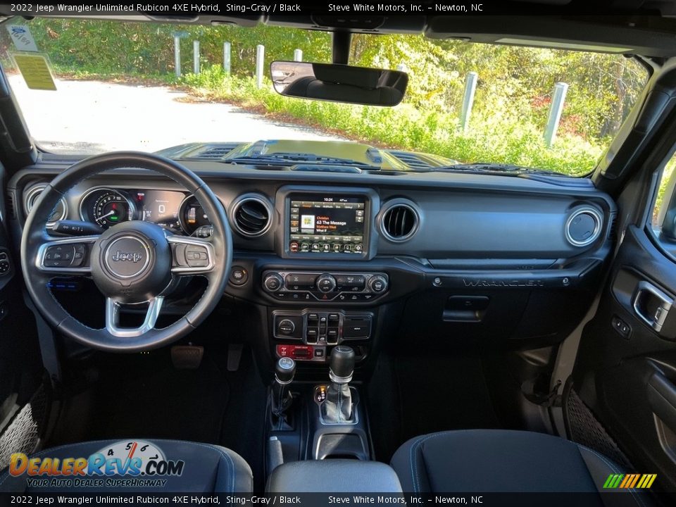 Dashboard of 2022 Jeep Wrangler Unlimited Rubicon 4XE Hybrid Photo #11