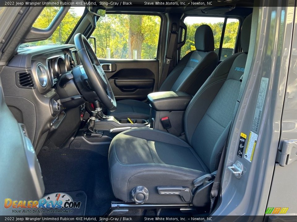 Front Seat of 2022 Jeep Wrangler Unlimited Rubicon 4XE Hybrid Photo #12