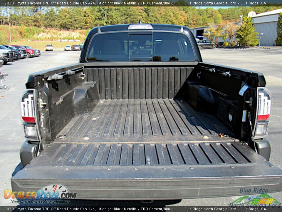 2020 Toyota Tacoma TRD Off Road Double Cab 4x4 Midnight Black Metallic / TRD Cement/Black Photo #14