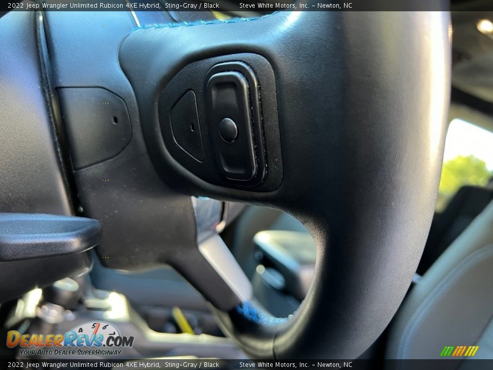 2022 Jeep Wrangler Unlimited Rubicon 4XE Hybrid Steering Wheel Photo #14