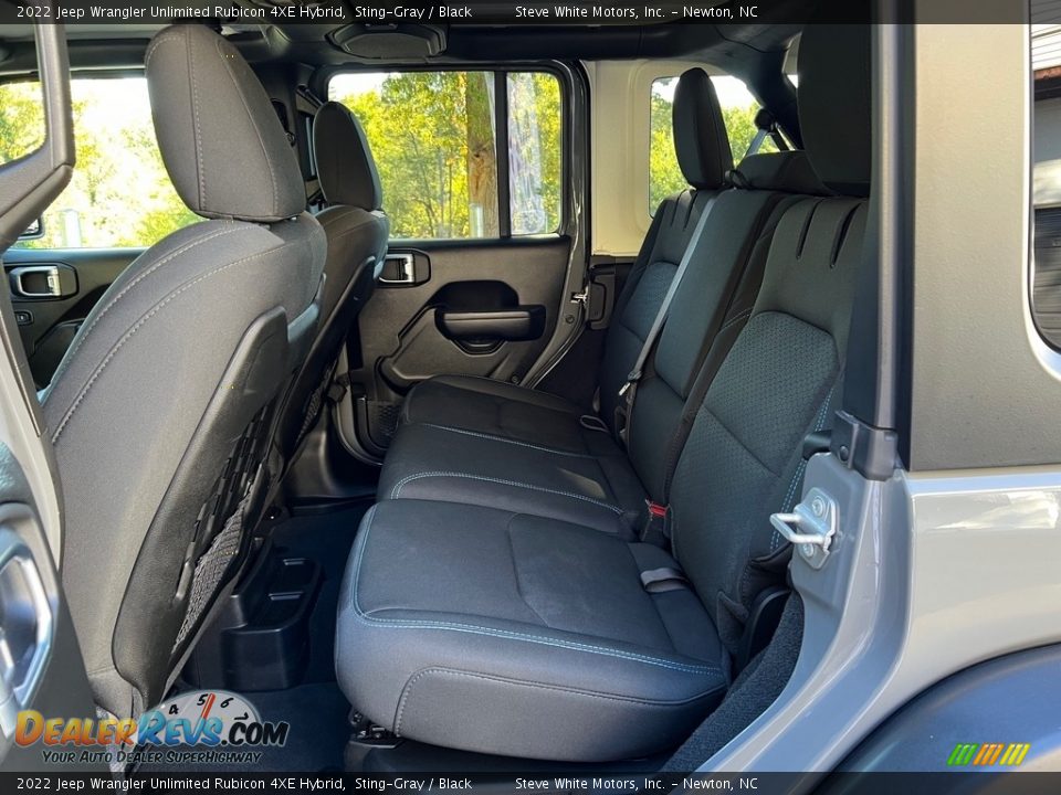 Rear Seat of 2022 Jeep Wrangler Unlimited Rubicon 4XE Hybrid Photo #16