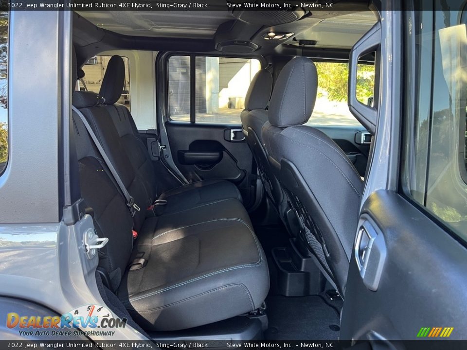 Rear Seat of 2022 Jeep Wrangler Unlimited Rubicon 4XE Hybrid Photo #20