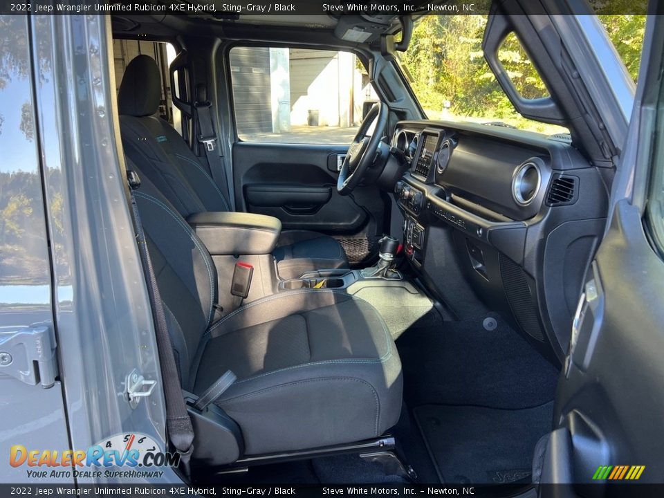 Front Seat of 2022 Jeep Wrangler Unlimited Rubicon 4XE Hybrid Photo #21