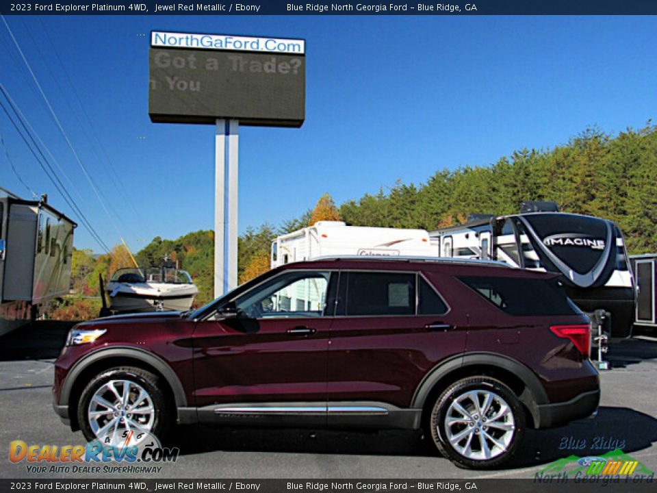 Jewel Red Metallic 2023 Ford Explorer Platinum 4WD Photo #2