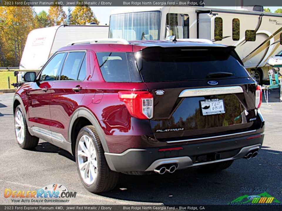 Jewel Red Metallic 2023 Ford Explorer Platinum 4WD Photo #3