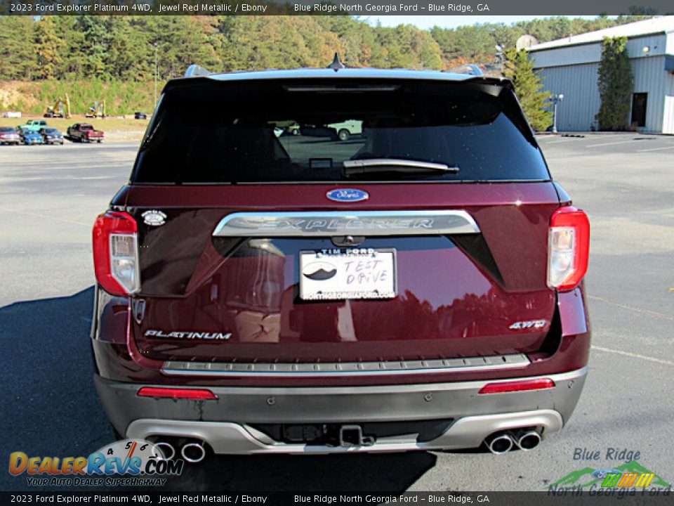 Jewel Red Metallic 2023 Ford Explorer Platinum 4WD Photo #4