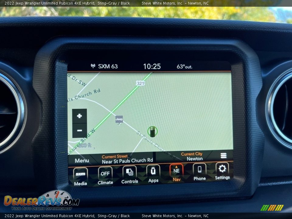 Navigation of 2022 Jeep Wrangler Unlimited Rubicon 4XE Hybrid Photo #27