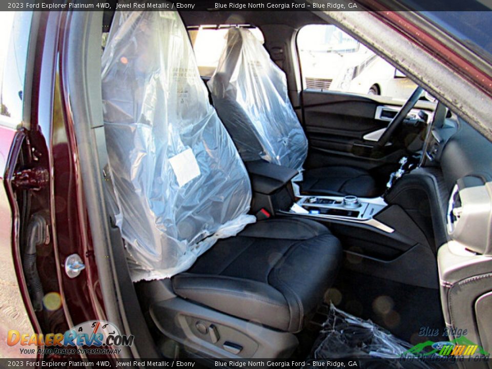 2023 Ford Explorer Platinum 4WD Jewel Red Metallic / Ebony Photo #12
