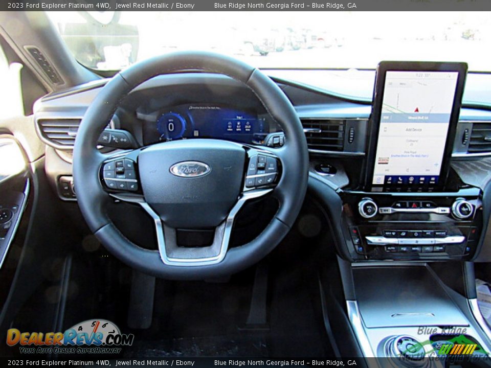Dashboard of 2023 Ford Explorer Platinum 4WD Photo #16