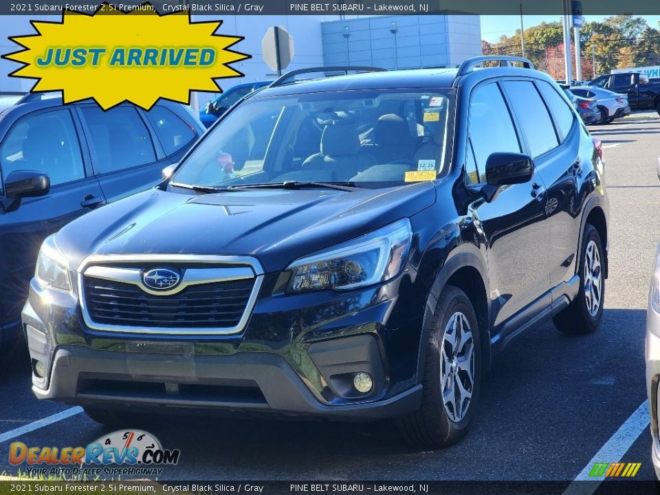 2021 Subaru Forester 2.5i Premium Crystal Black Silica / Gray Photo #1