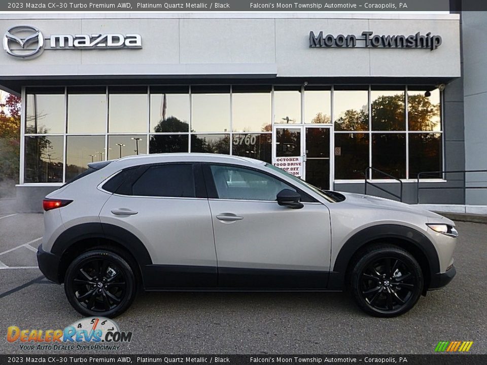 2023 Mazda CX-30 Turbo Premium AWD Platinum Quartz Metallic / Black Photo #1