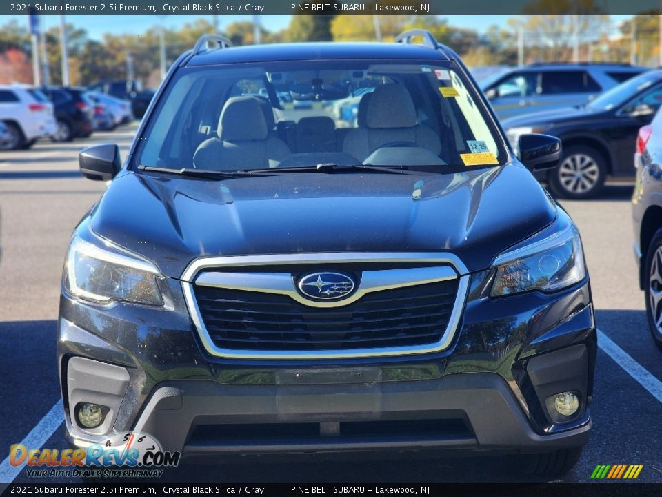 2021 Subaru Forester 2.5i Premium Crystal Black Silica / Gray Photo #2