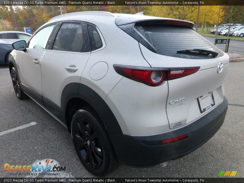 2023 Mazda CX-30 Turbo Premium AWD Platinum Quartz Metallic / Black Photo #4