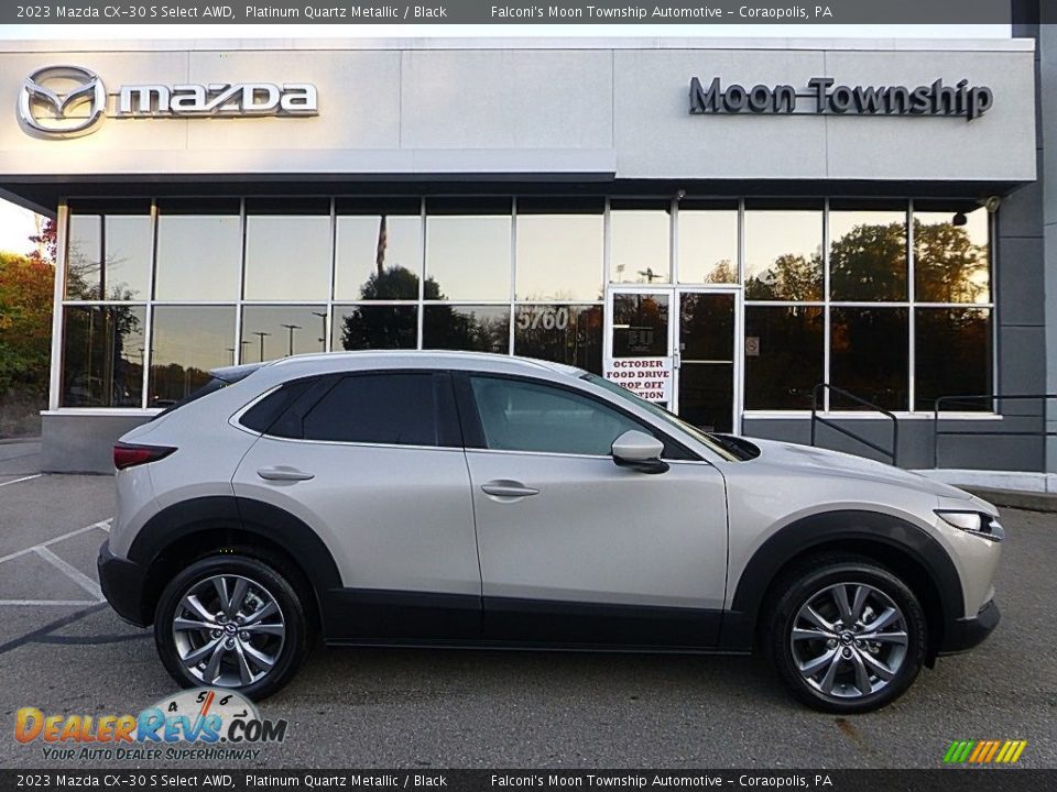 2023 Mazda CX-30 S Select AWD Platinum Quartz Metallic / Black Photo #1