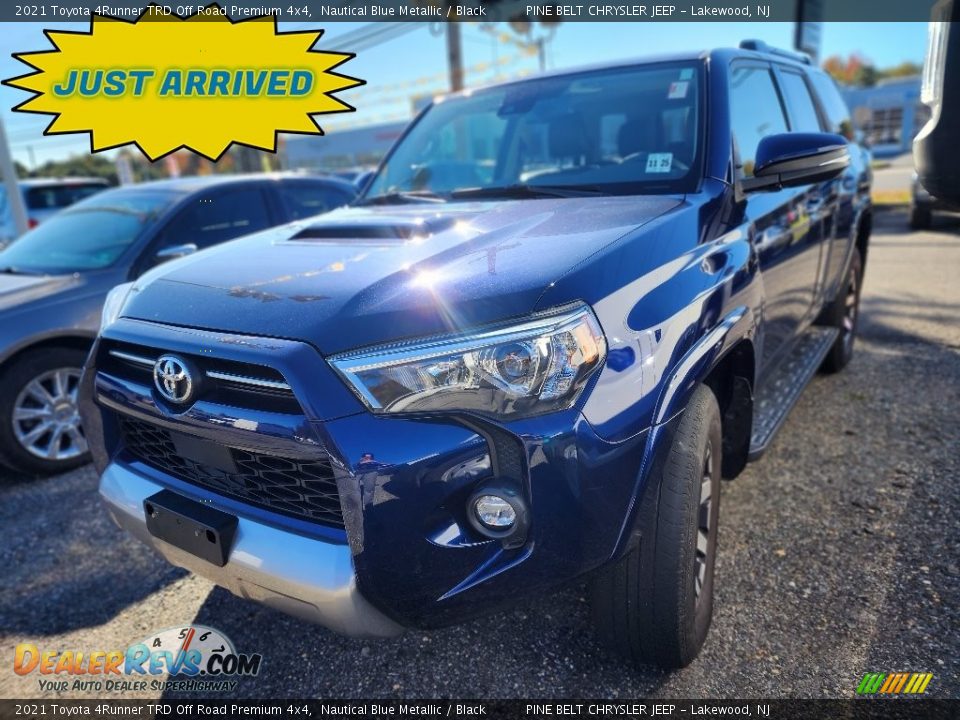 2021 Toyota 4Runner TRD Off Road Premium 4x4 Nautical Blue Metallic / Black Photo #1