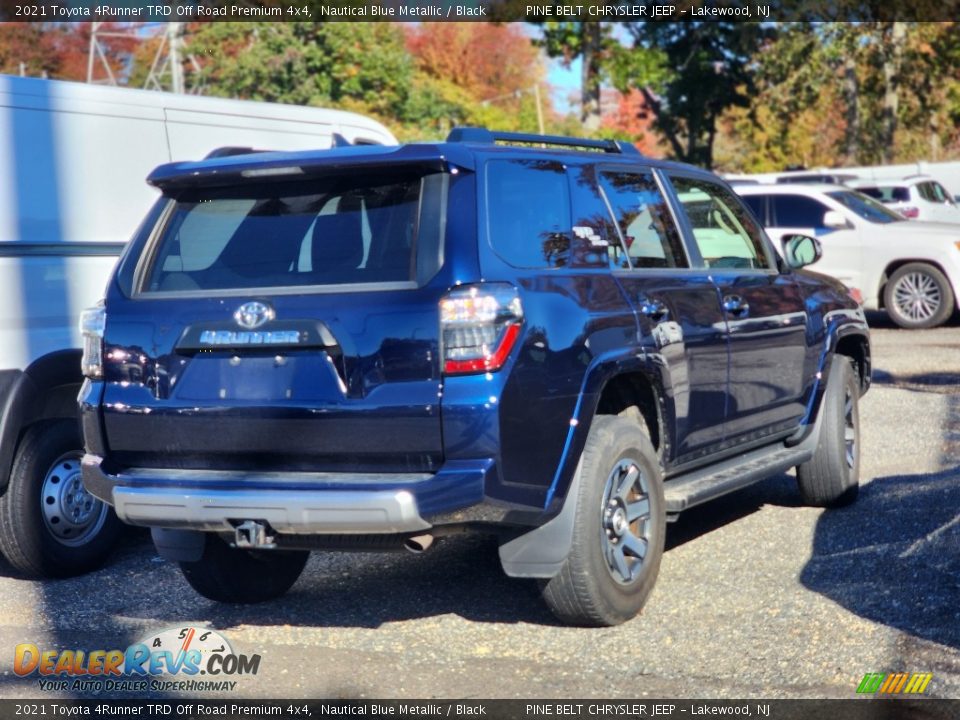 2021 Toyota 4Runner TRD Off Road Premium 4x4 Nautical Blue Metallic / Black Photo #3