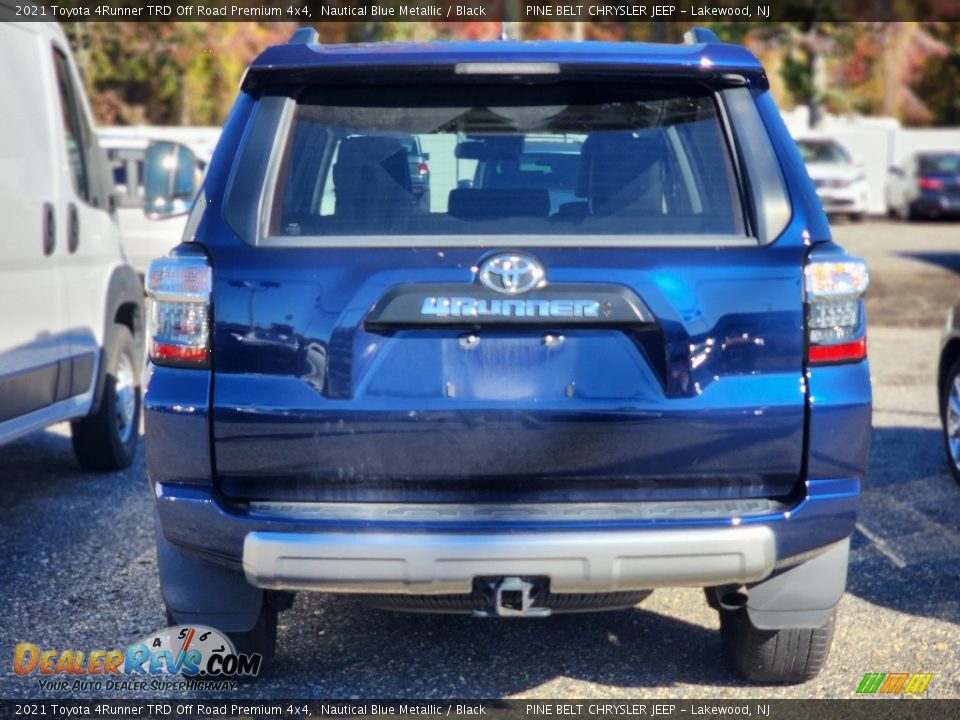 2021 Toyota 4Runner TRD Off Road Premium 4x4 Nautical Blue Metallic / Black Photo #4