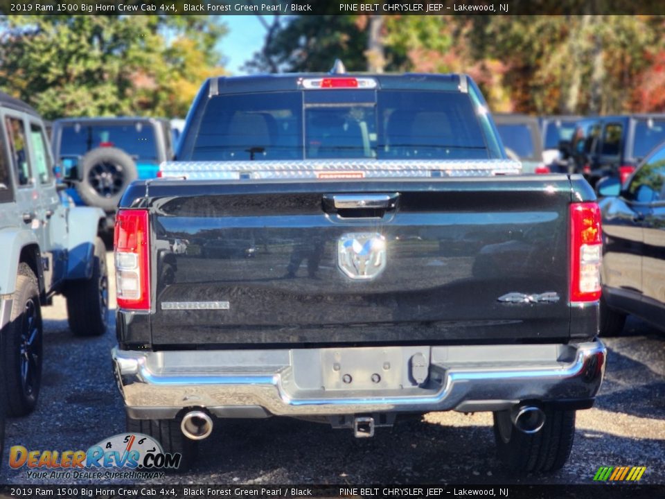 2019 Ram 1500 Big Horn Crew Cab 4x4 Black Forest Green Pearl / Black Photo #4