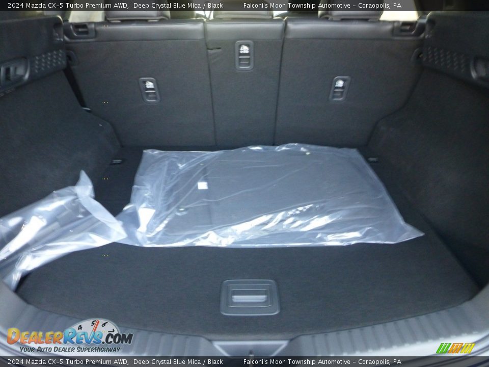 2024 Mazda CX-5 Turbo Premium AWD Deep Crystal Blue Mica / Black Photo #4