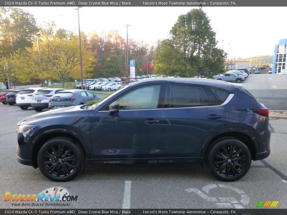 Deep Crystal Blue Mica 2024 Mazda CX-5 Turbo Premium AWD Photo #6