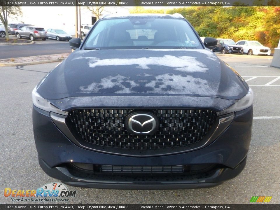 2024 Mazda CX-5 Turbo Premium AWD Deep Crystal Blue Mica / Black Photo #8