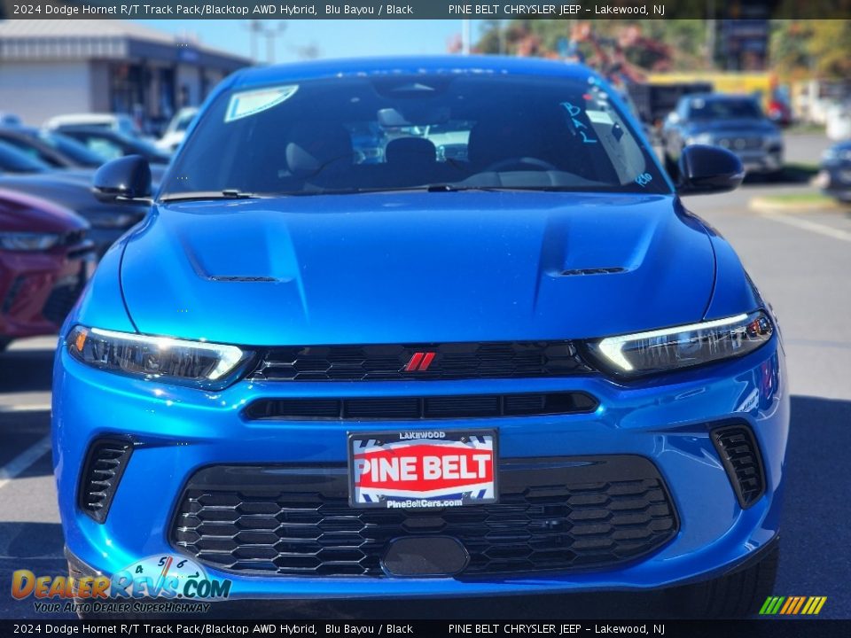 Blu Bayou 2024 Dodge Hornet R/T Track Pack/Blacktop AWD Hybrid Photo #2