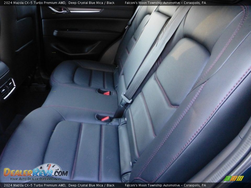 Rear Seat of 2024 Mazda CX-5 Turbo Premium AWD Photo #12