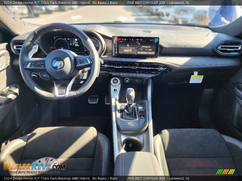 Dashboard of 2024 Dodge Hornet R/T Track Pack/Blacktop AWD Hybrid Photo #9