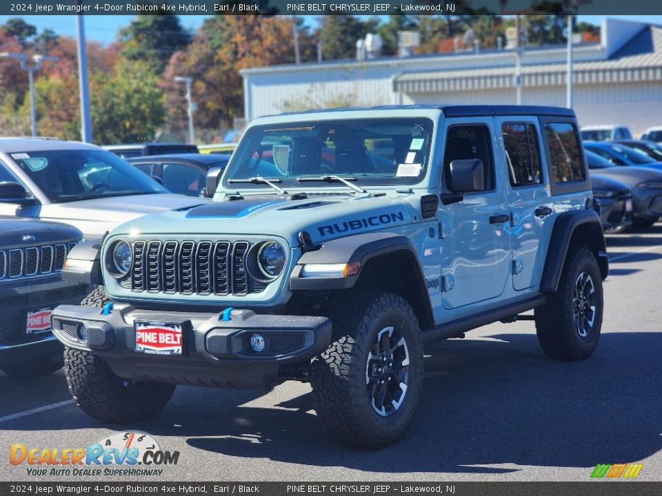 2024 Jeep Wrangler 4-Door Rubicon 4xe Hybrid Earl / Black Photo #1