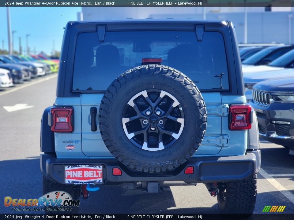 2024 Jeep Wrangler 4-Door Rubicon 4xe Hybrid Earl / Black Photo #6