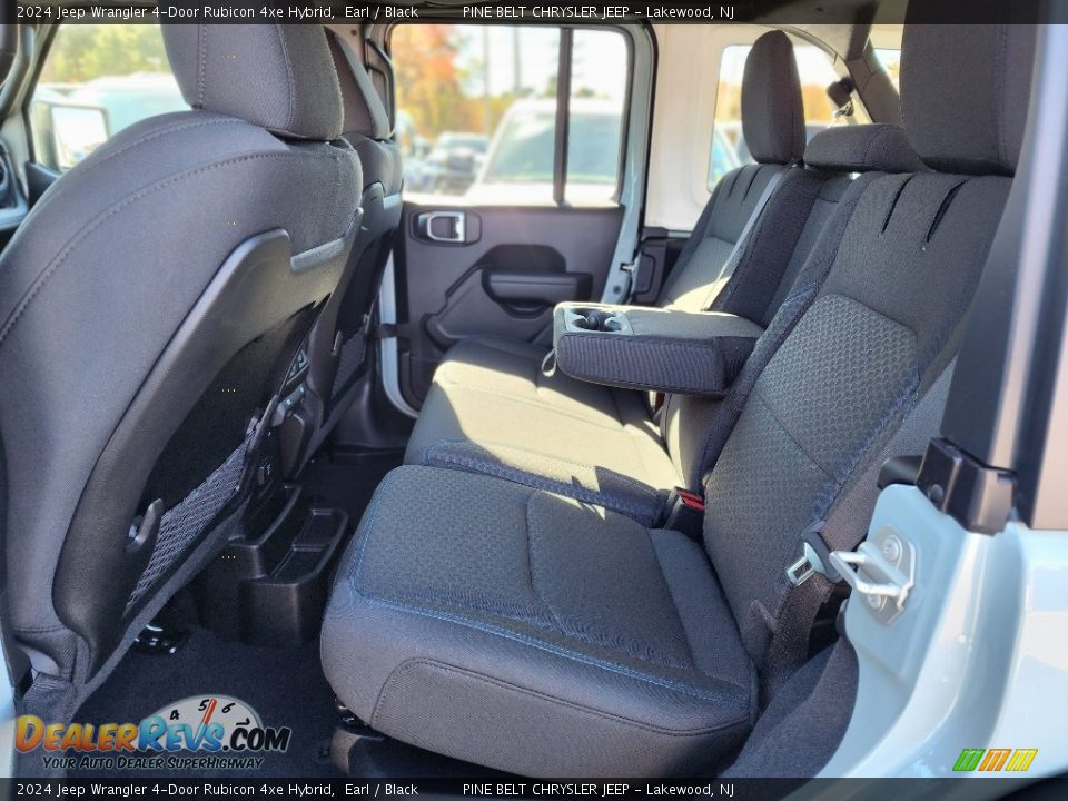 Rear Seat of 2024 Jeep Wrangler 4-Door Rubicon 4xe Hybrid Photo #7
