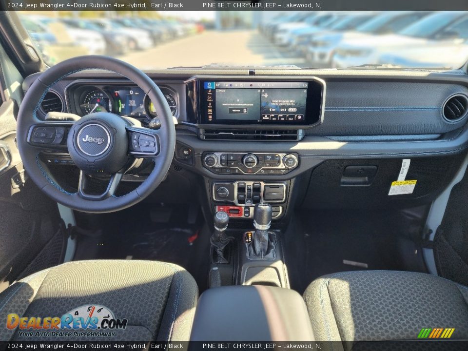 Dashboard of 2024 Jeep Wrangler 4-Door Rubicon 4xe Hybrid Photo #9