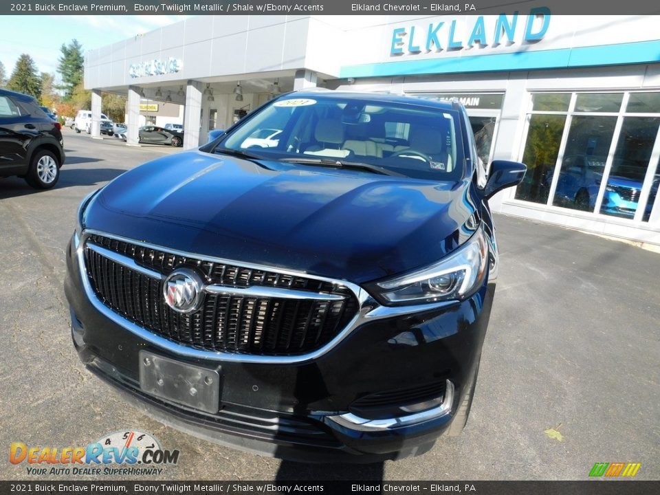 2021 Buick Enclave Premium Ebony Twilight Metallic / Shale w/Ebony Accents Photo #3