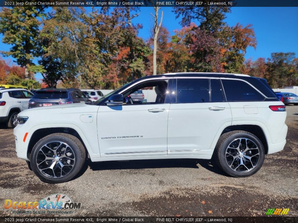 Bright White 2023 Jeep Grand Cherokee Summit Reserve 4XE Photo #3