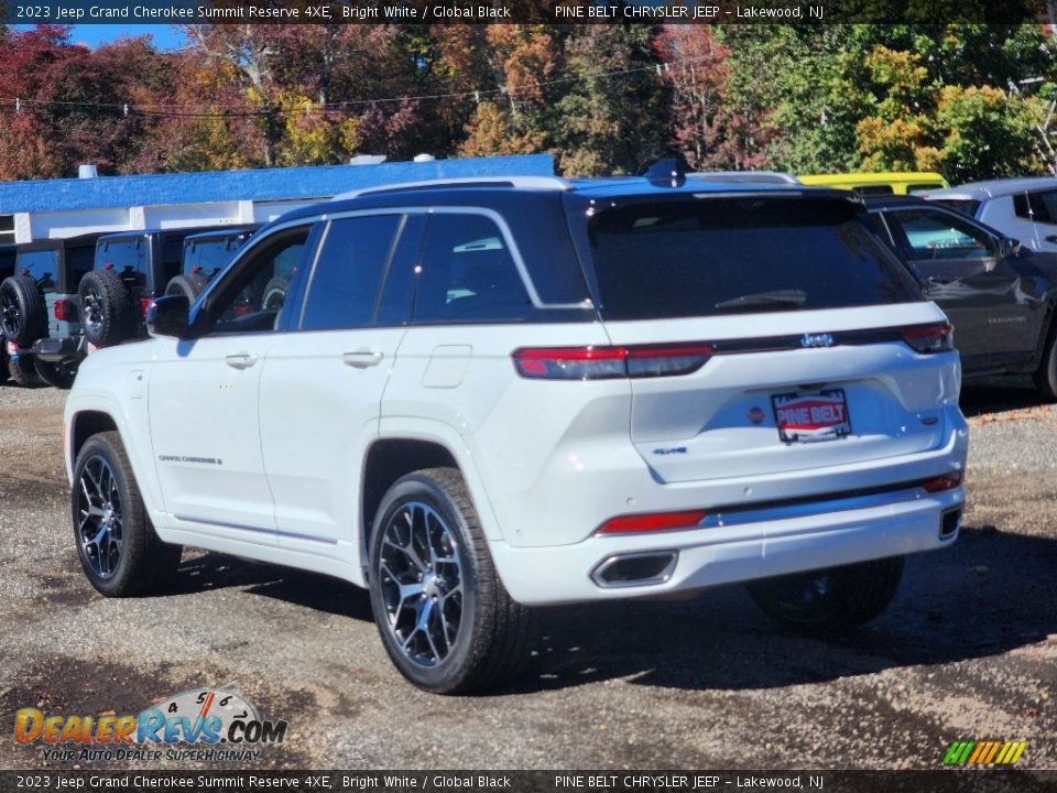 2023 Jeep Grand Cherokee Summit Reserve 4XE Bright White / Global Black Photo #4