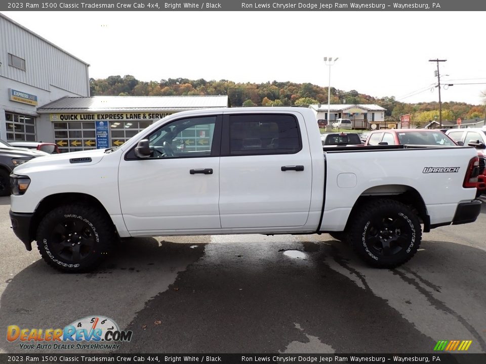 Bright White 2023 Ram 1500 Classic Tradesman Crew Cab 4x4 Photo #2