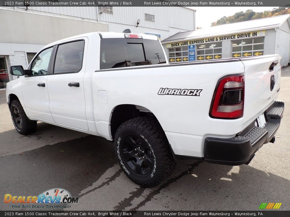 Bright White 2023 Ram 1500 Classic Tradesman Crew Cab 4x4 Photo #3