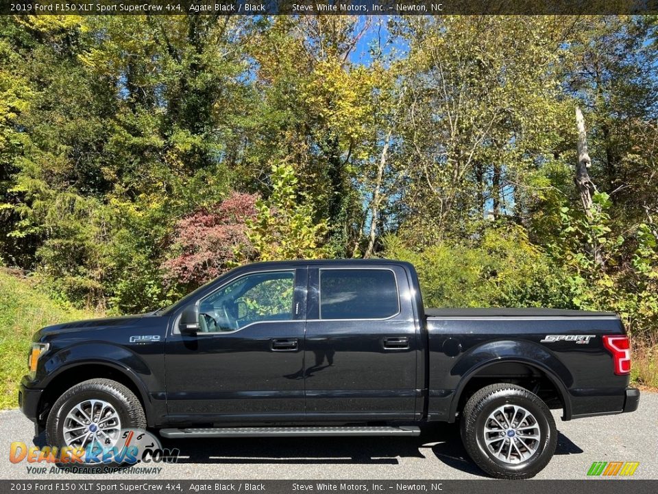 2019 Ford F150 XLT Sport SuperCrew 4x4 Agate Black / Black Photo #1