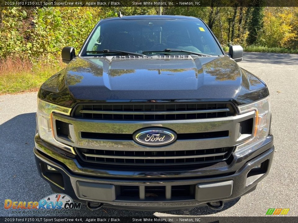 2019 Ford F150 XLT Sport SuperCrew 4x4 Agate Black / Black Photo #3