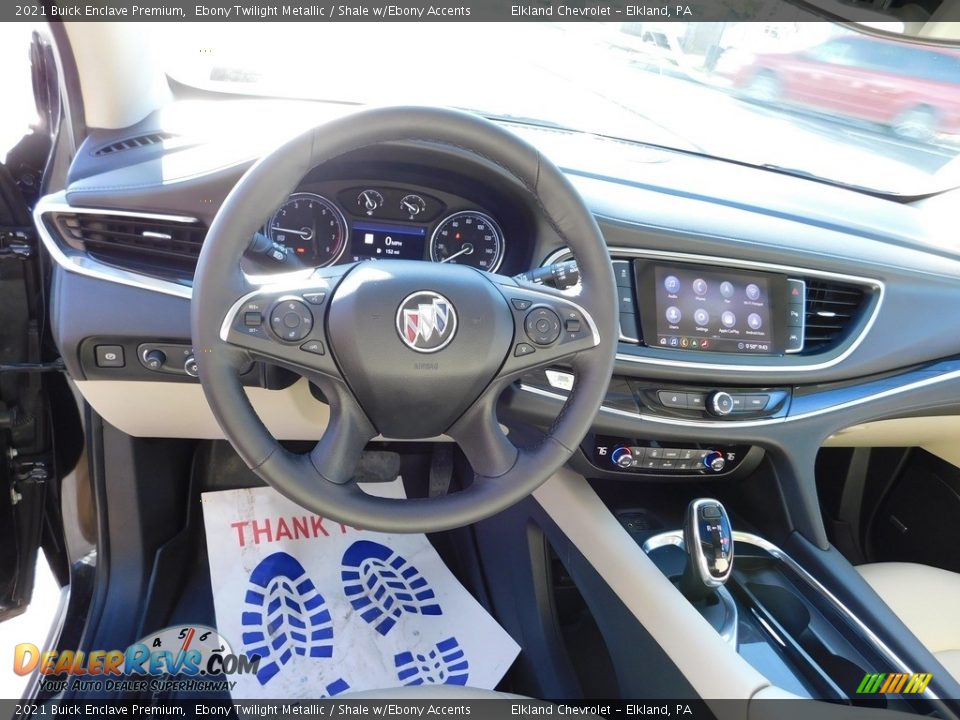 Dashboard of 2021 Buick Enclave Premium Photo #23