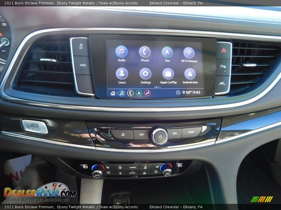 Controls of 2021 Buick Enclave Premium Photo #29