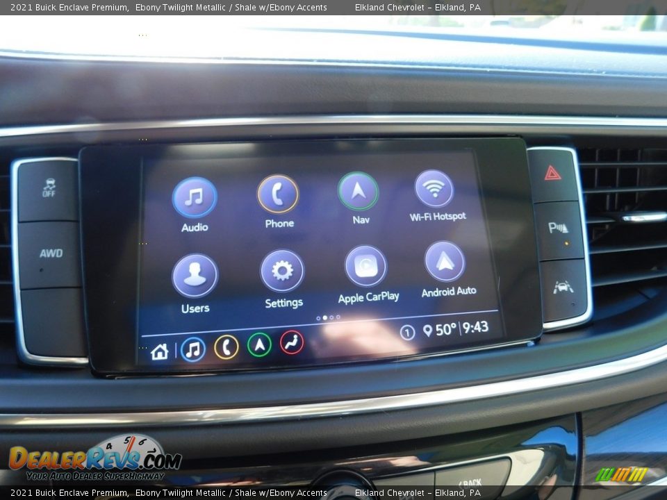 Controls of 2021 Buick Enclave Premium Photo #30