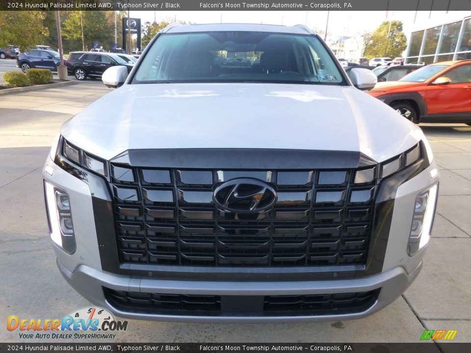 2024 Hyundai Palisade Limited AWD Typhoon Silver / Black Photo #7