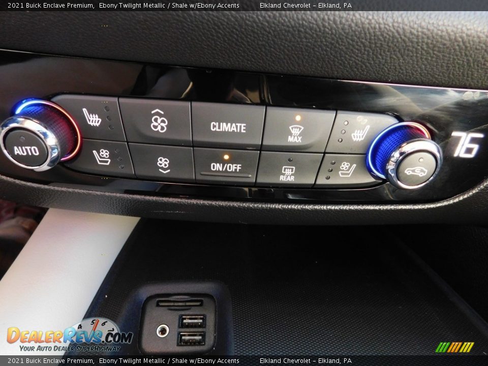 Controls of 2021 Buick Enclave Premium Photo #35